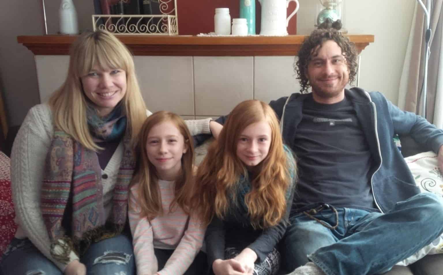 The Kowalski Family: Stephanie, Nathan, and their two daughters