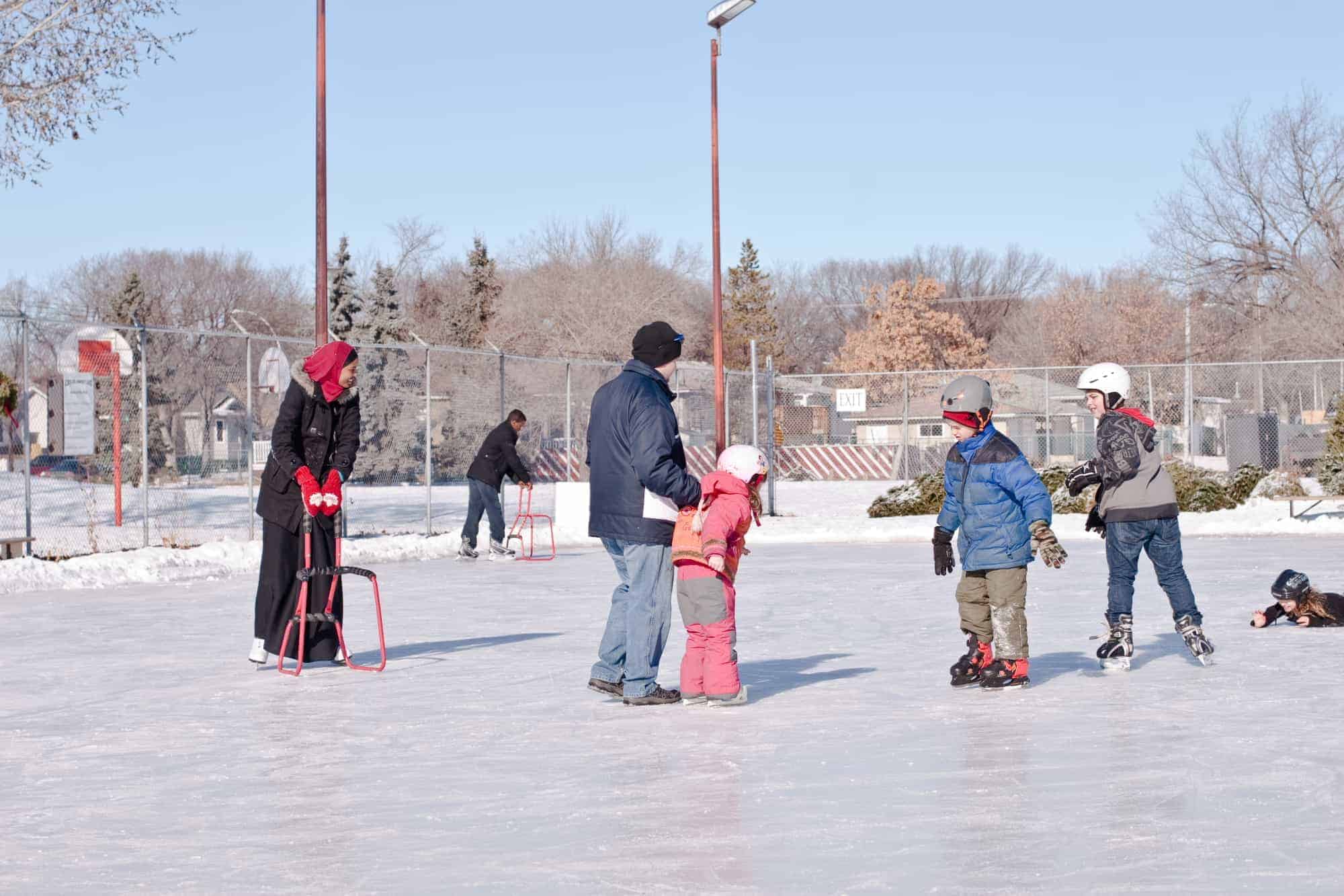 Outdoor community rinks holding firm
